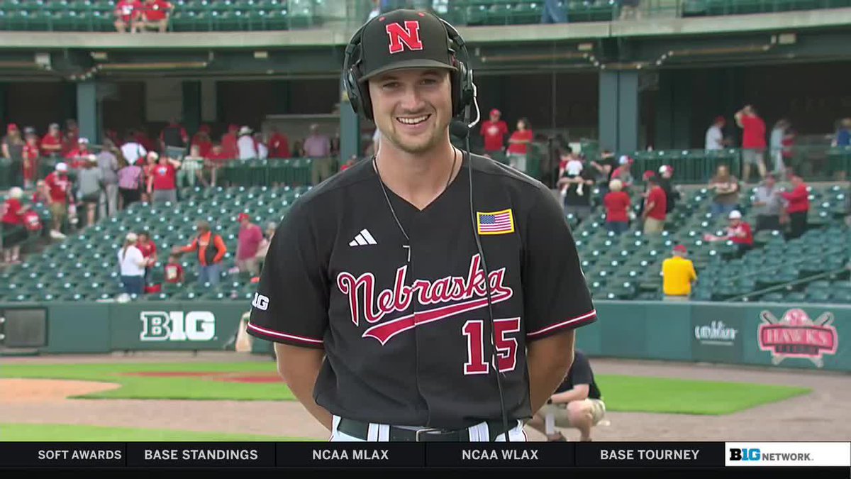 Safe prediction: Nebraska Huskers fans will enjoy this Dylan Carey postgame interview 😊