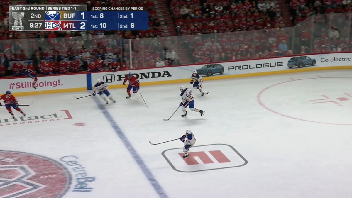 Nothing close to the Sabres team we've watched the last 5 months They've looked liked ghosts the last two games 3-1 Montreal