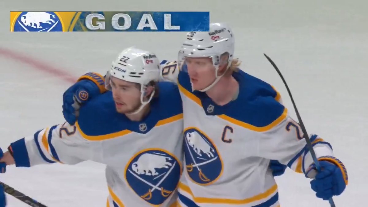Ras strikes on the power play! 🚨 #LetsGoBuffalo