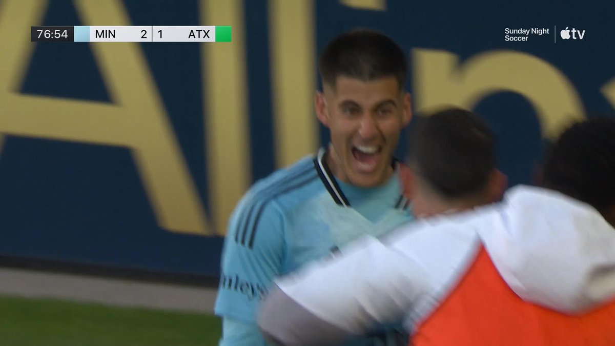 🇨🇴 DOBLETE de ASISTENCIAS de James Rodríguez. El colombiano la puso para el 2-1 de #MinnesotaUnited ante #AustinFC, al 77’