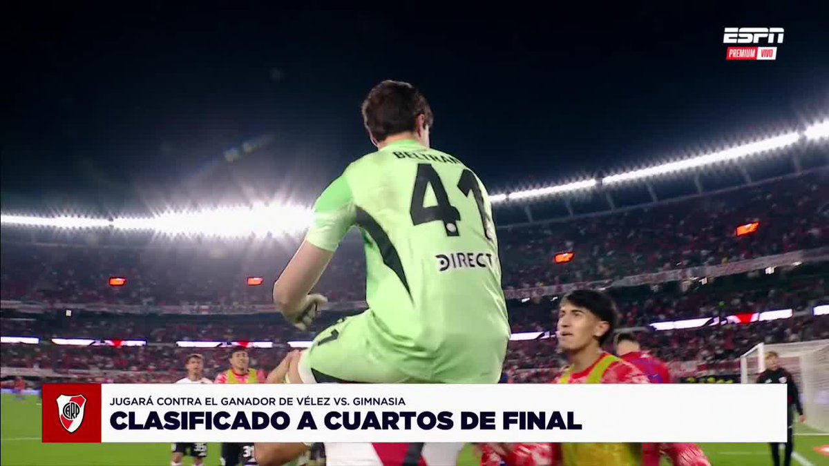 Santiago Beltrán, el héroe de River. 21 años, qué locura este pibe. 😮💨🧤