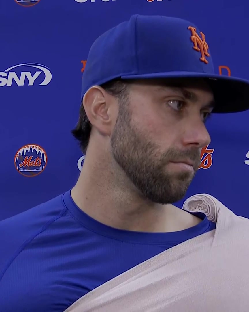 "I believe in every single guy that's in our lineup." David Peterson was asked if the Mets' offensive struggles enter his mind when he's pitching: