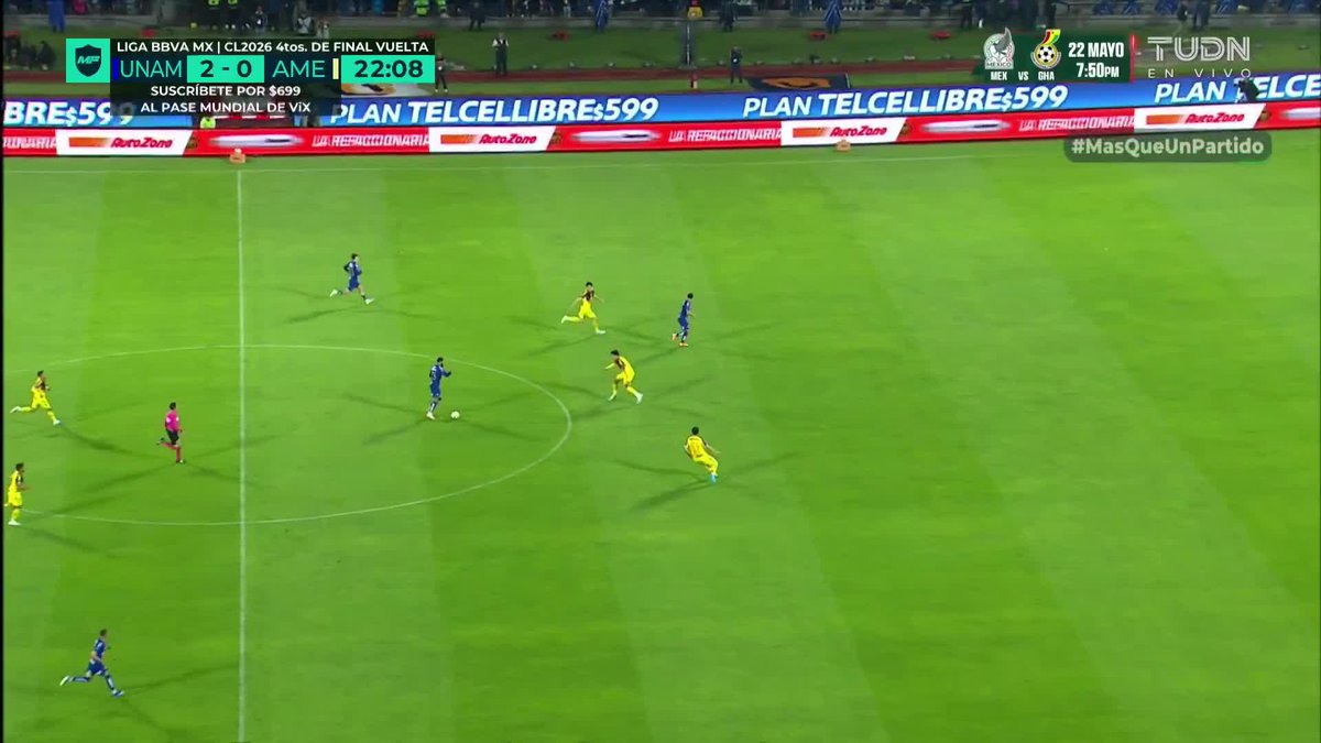 Que GOLAZO de Jordan Carrillo, solo le faltó sacarse la verga y pasársela en la cara a los defensas del América: