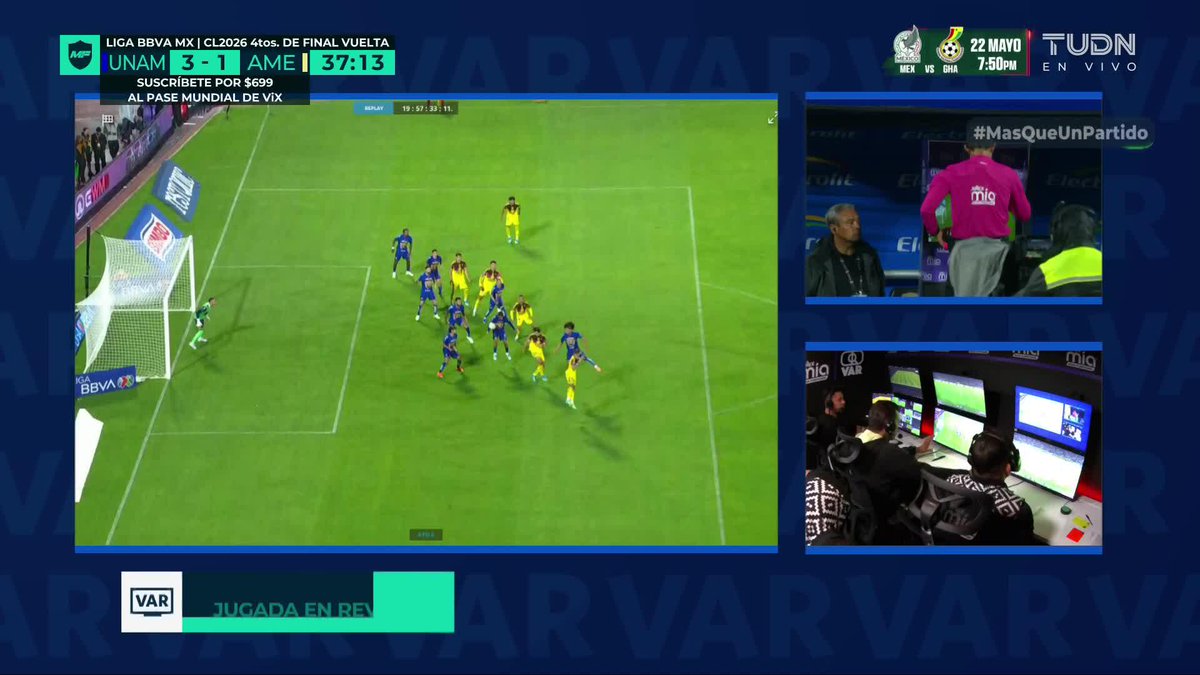 ¡PENAL PARA EL AMÉRICA Y GOOOL DE LAS ÁGUILAS! 🦅🔥 Se marcó una mano dentro del área. Zendejas anotó desde el manchón penal #MasQueUnPartido