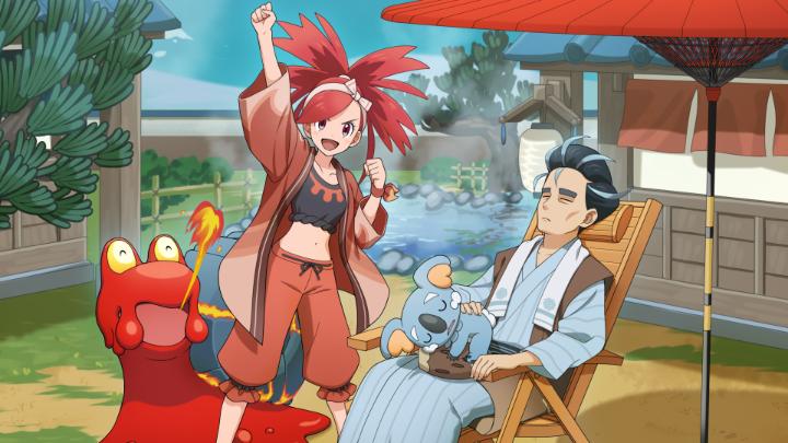 アプリゲーム『ポケモンマスターズ EX』に、5月13日（水）15時から「アオキ（スペシャル２）＆ネッコアラ」が、5月15日（金）から「アスナ（スペシャル）＆マグカルゴ」がそれぞれ6月2日（火）14時59分までバディーズサーチで登場！ お楽しみに！ #ポケマスEX