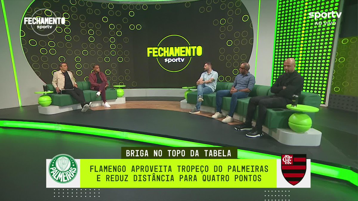 “Se o Flamengo jogar 70% do seu nível, ninguém ganha do Flamengo no Brasil. Nem o Palmeiras. O Flamengo é, disparado, o melhor time. Se o Flamengo estiver no dia dele, ninguém pega.” 🎙️ Rafael Sobis, no Fechamento Sportv. 🎥 sportv | ge