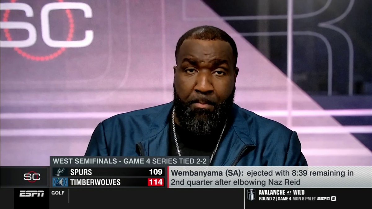 "You had to throw him out because we all saw that it was intentional." Kendrick Perkins weighs in on Wemby's flagrant foul, the Wolves tying the series and whether the Knicks will win it all 🏆