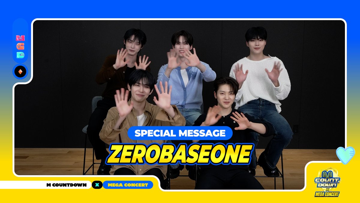 💙 M COUNTDOWN X MEGA CONCERT 💛 SPECIAL MESSAGE with #ZEROBASEONE - 2026. 05. 30 (SAT) 📍 INSPIRE ARENA #엠카운트다운 #MCOUNTDOWN #엠카운트다운X메가콘서트 #MCOUNTDOWN_X_MEGACONCERT 엠쥐씨