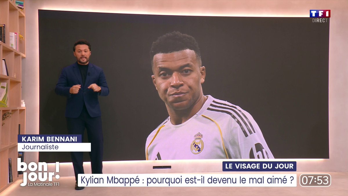 ⚽️ Kylian Mbappé : pourquoi est-il devenu le mal aimé ? ➡️ C'est le point K de Karim Bennani dans #BonjourLaMatinaleTF1