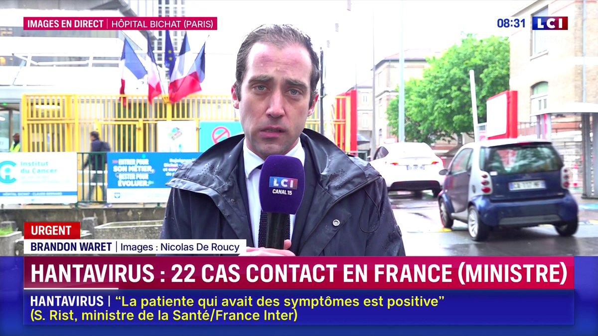 🔴🦠 Dernière minute. Hantavirus : une Française testée positive, 22 cas contact annonce la ministre de la Santé Stéphanie Rist
