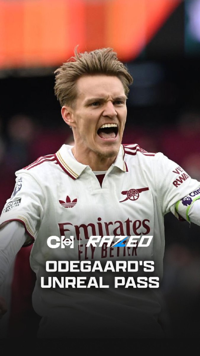 A lively cameo from Martin Ødegaard saved us yesterday. Here’s one of those unreal passes. 😮‍💨