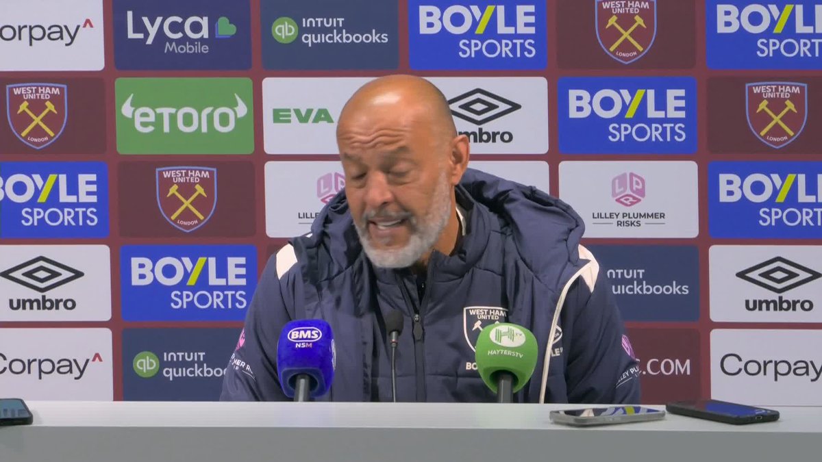 "Everyone is confused" Nuno Espirito Santo shows frustration with the lack of refereeing consistency following West Ham United's loss to Arsenal ⚒️