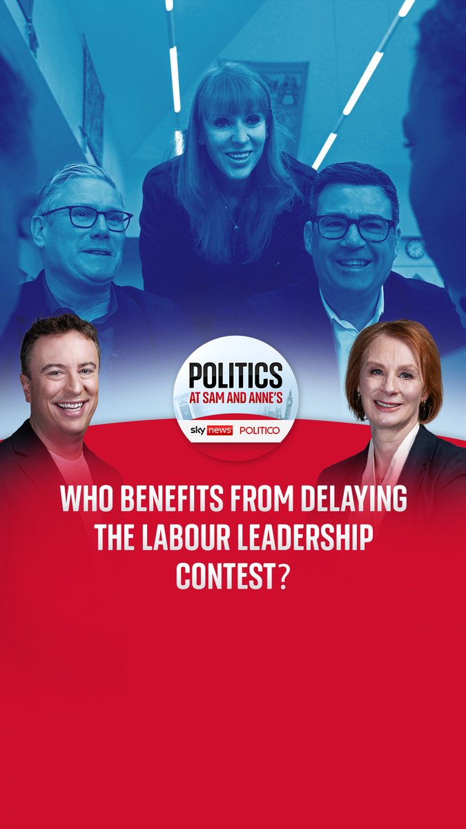 Who benefits from delaying the Labour leadership contest? In today's episode, Sky's @samcoatessky and Politico's anne mcelvoy discuss. 🎧