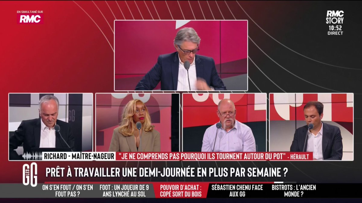 📞 L'énorme coup de gueule de Richard : "La France, c'est une recette de cuisine : 'oui, peut-être, et si on faisait'. Mettez les gens au boulot, baissez les charges et nous on va bosser. Je me sors les doigts du c*l tous les mois et l'État il encaisse." #GGRMC