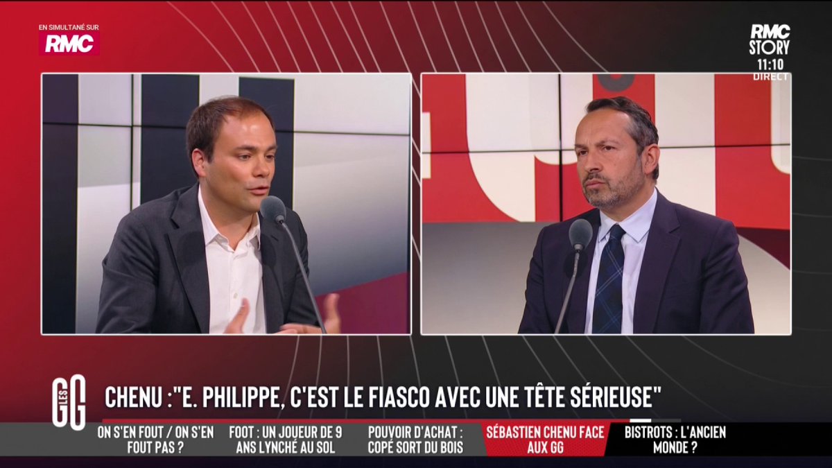 🚨 Charles Consigny à Sébastien Chenu : "Vous n'avez pas de programme et pas de candidats. Vous proposez la continuation du merdier dans lequel on est. Et votre candidat est trop inexpérimenté pour le poste. Votre planche de salut, c'est Mélenchon. Si c'est n'importe qui d'autre en face, vous allez louper la marche." #GGRMC