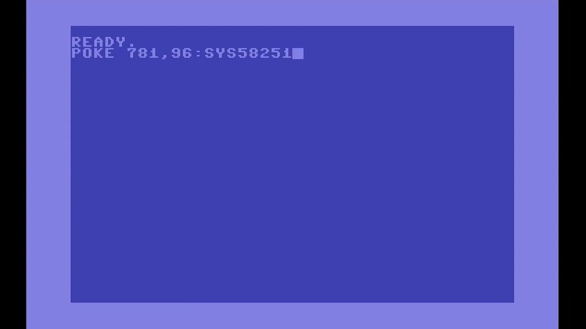Did you know the Commodore 64 has an inbuilt 'screen saver'?