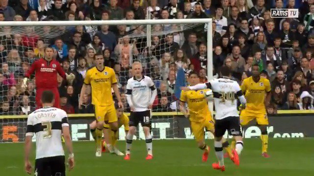 On this day in 2014 🗓 Derby beat Brighton 4-1 in the Play-off semi-finals to book their place at Wembley! 🙌 What a Derby team that was 😮💨