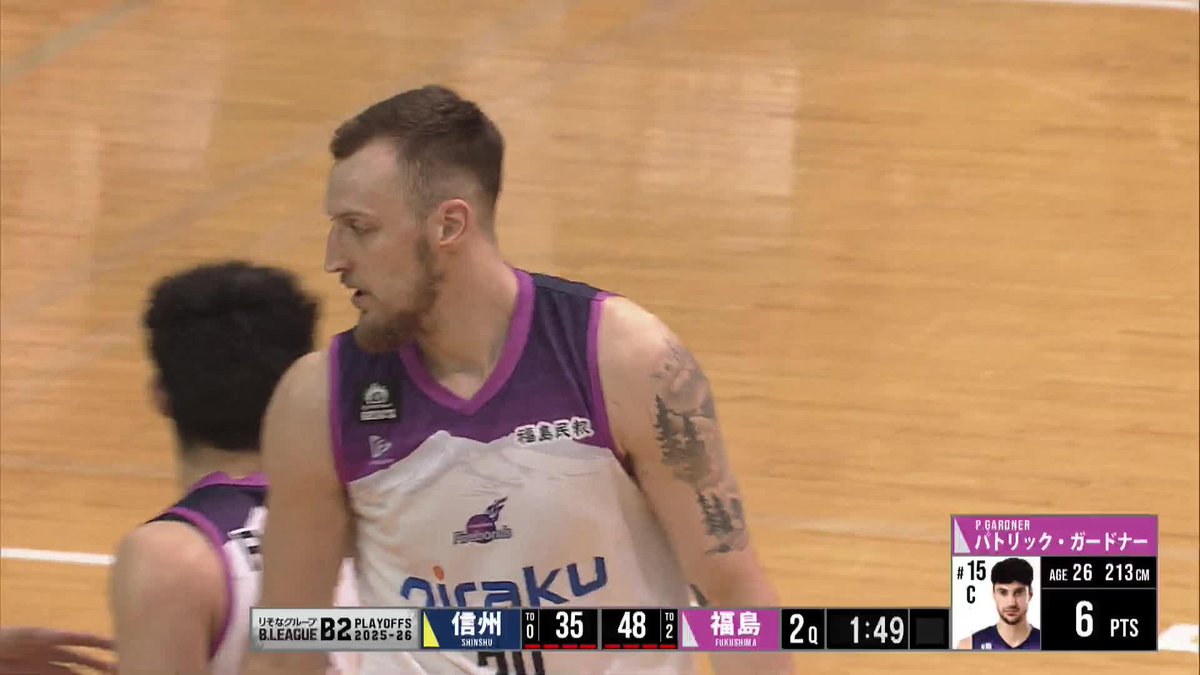ベンチも大騒ぎ🙌 福島#15 ガードナー 👉 #24 ナンジが叩き込む! Patrick Gardner Jack Nunge 福島ファイヤーボンズ【公式】 📡バスケットLIVEで生配信中 #Bリーグ #りそなグループ #B2プレーオフ