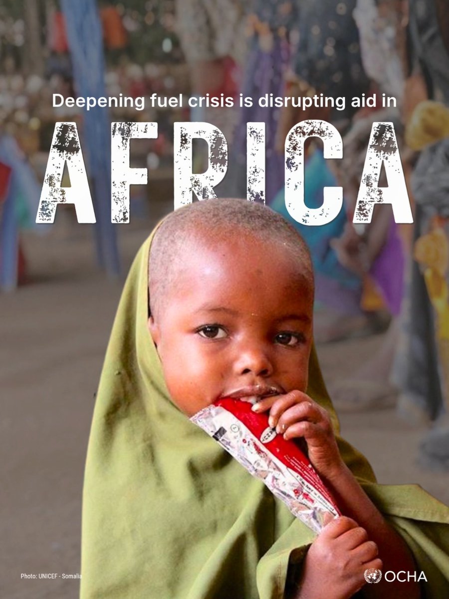 45 million more people could fall into hunger globally because of Middle East-related economic shocks. Nearly two-thirds live in Africa. This is what happens when fuel prices spike and the humanitarian system has no room left to absorb the cost: