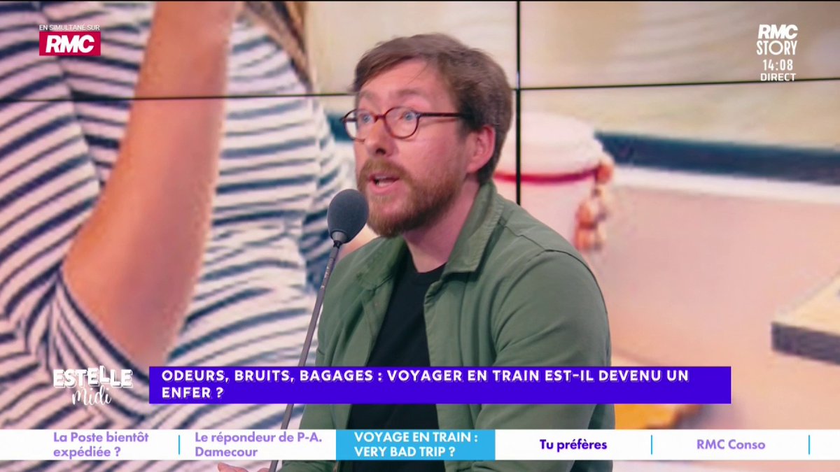 🚅 Train 🎙️ Pierre Rondeau : "Ce qui me dérange, c'est le genre humain... Ces gens incapables de respecter le vivre-ensemble, le son du portable, à 7h ça se ramène avec un McDo ! Et quand je leur fais la remarque de manière désobligeante, ils vont mal le prendre..."