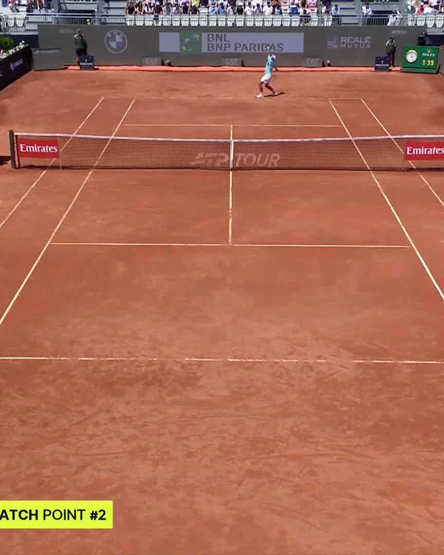 El tenis no deja de asombrarme. Es increíble como un tenista como Basilashvili, que no había ganado ni un solo partido a nivel ATP en todo el año y solo dos a nivel Challenger, se pueda meter en 1/8s de un M1000 como Roma. Solo se ve aquí 🎾