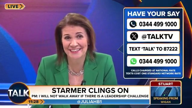 🚨 A furious caller on TalkTV summed up what millions of Brits are feeling. Stuart from Wigan: “The words haven’t been invented yet to say how much I HATE this bloke!” He was talking about Keir Starmer.