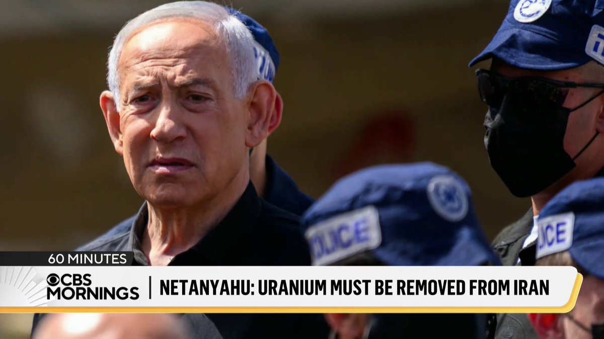 Israeli Prime Minister Benjamin Netanyahu told 60 Minutes that the U.S. and Israel’s war with Iran is “not over,” and called the goal of removing enriched uranium from the Islamic Republic a “terrifically important mission.” He also told CBS News’ Major Garrett that he wants Israel "to draw down to zero the American financial support" in the next decade.