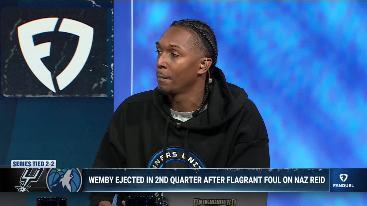 Wemby should NOT be suspended for Game 5 🗣️ "He's got no priors...but this was a very dirty play by a great player." - Chandler Parsons "We don't want him out Game 5." - Lou Williams "This is why the Spurs need a goon on the team." - Michelle Beadle
