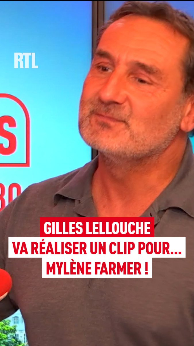 🎙️ "Pas sûr que j’ai le droit de le dire..." Invité de "Variétés" au micro d'Augustin Trapenard sur #RTL, le comédien et réalisateur Gilles Lellouche a laissé échapper 2 scoops : d’abord, qu’il va tourner un clip pour Mylène Farmer et, par conséquent, qu'elle est bientôt de retour !