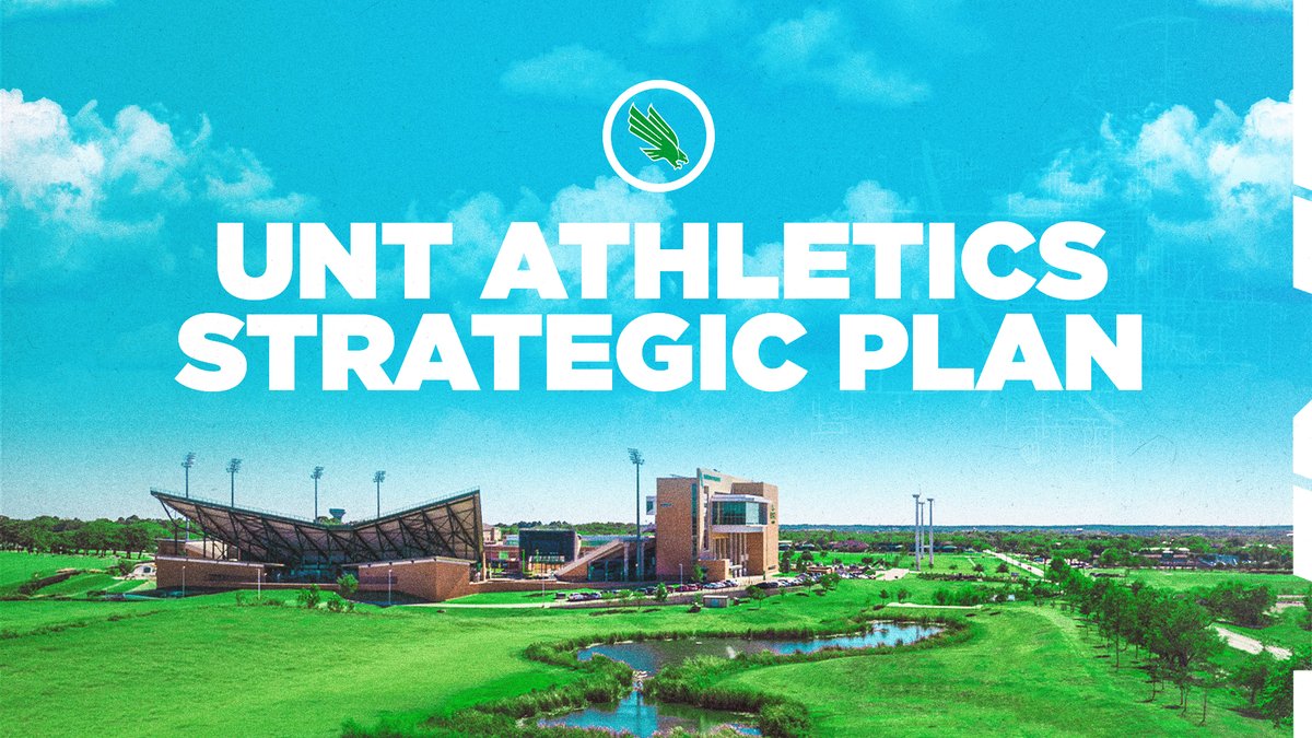 A new chapter of UNT Athletics starts now. Together, we’re building a national leader in collegiate athletics where every voice fuels our success. UNT Athletics unveils new strategic plan ➡️ #GMG🦅