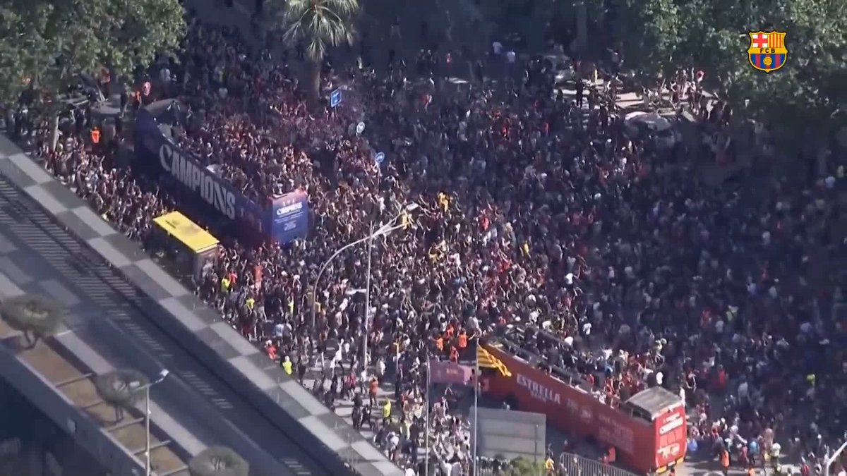 Barcelona is blue and red 💙❤️