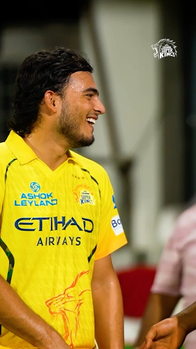 Smiles &amp; winning moments with Veer ✨ #WhistlePodu #CSKvLSG