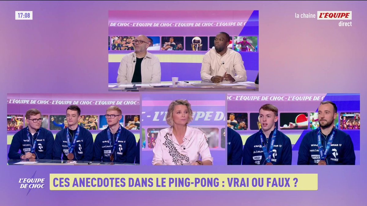 Vrai ou faux ? On a testé notre équipe de France masculine de tennis de table pour voir s'ils sont incollables sur les petites histoires du ping ! 🇫🇷🤔