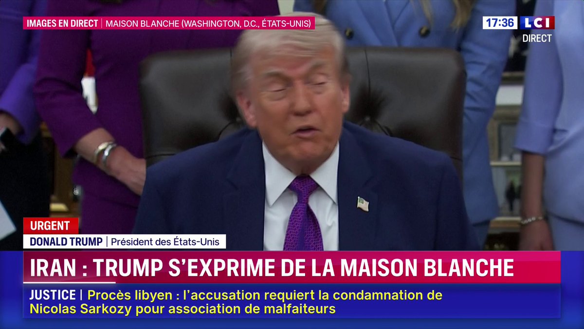 ๐ด Iran : Trump s'exprime ๐ฃ๏ธ"C'est รฉpouvantable ce qui s'est produit en Iran, ils ont tuรฉ 42.000 personnes au cours des deux derniers mois."
