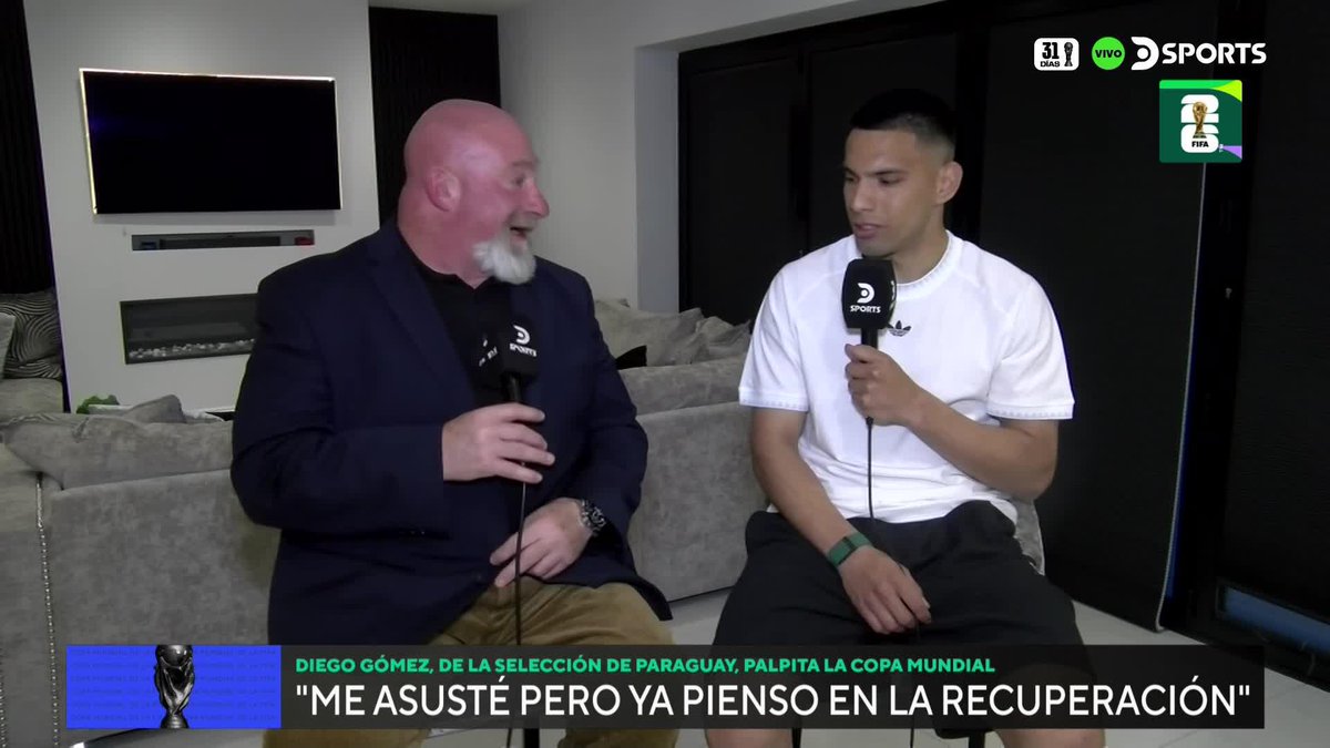 "ES UN GRAN PRIMER PARTIDO Y ANTE EL ANFITRIÓN" 🇺🇸 🇵🇾 Diego Gómez, jugador de la Seleción de Paraguay, mencionó cómo palpita la previa del debut de la Albirroja ante Estados Unidos por el #MundialEnDSPORTS. Christian Martin en #DSPORTSNoticiasLite