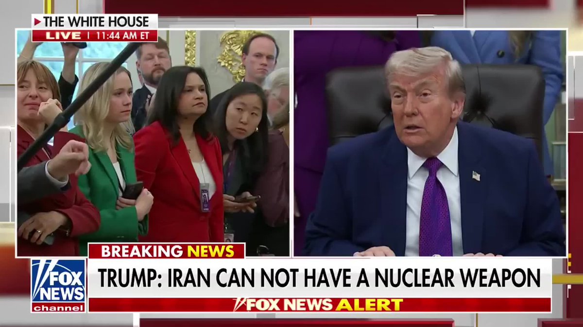 REPORTER: “For the time being, the ceasefire remains in place?” PRESIDENT TRUMP: “It's unbelievably weak. I would call it the weakest right now.” “After reading that piece of garbage they sent us. I didn't even finish reading it.” “I would say the ceasefire is on massive life support.”
