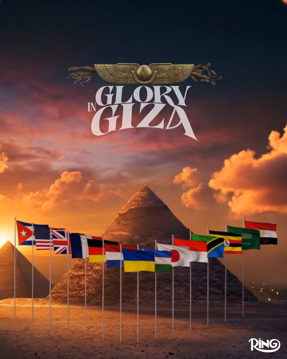 GLOBAL SPECTACLE 🌍 Fighters from all around the world will descend on the Pyramids of Giza when Oleksandr Usyk and Rico Verhoeven collide 🙌 Glory in Giza | May 23rd | LIVE on DAZN 🥊