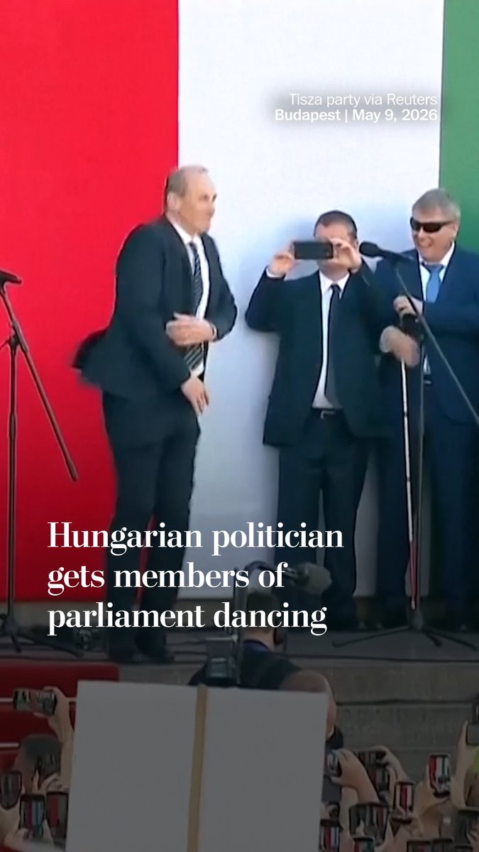 Hungarian politician Zsolt Hegedűs has become known for his dancing. After Péter Magyar took his oath of office to become Hungary's new prime minister, ending Viktor Orbán’s autocratic 16-year rule, Hegedűs led his party's members of parliament in a celebratory dance.
