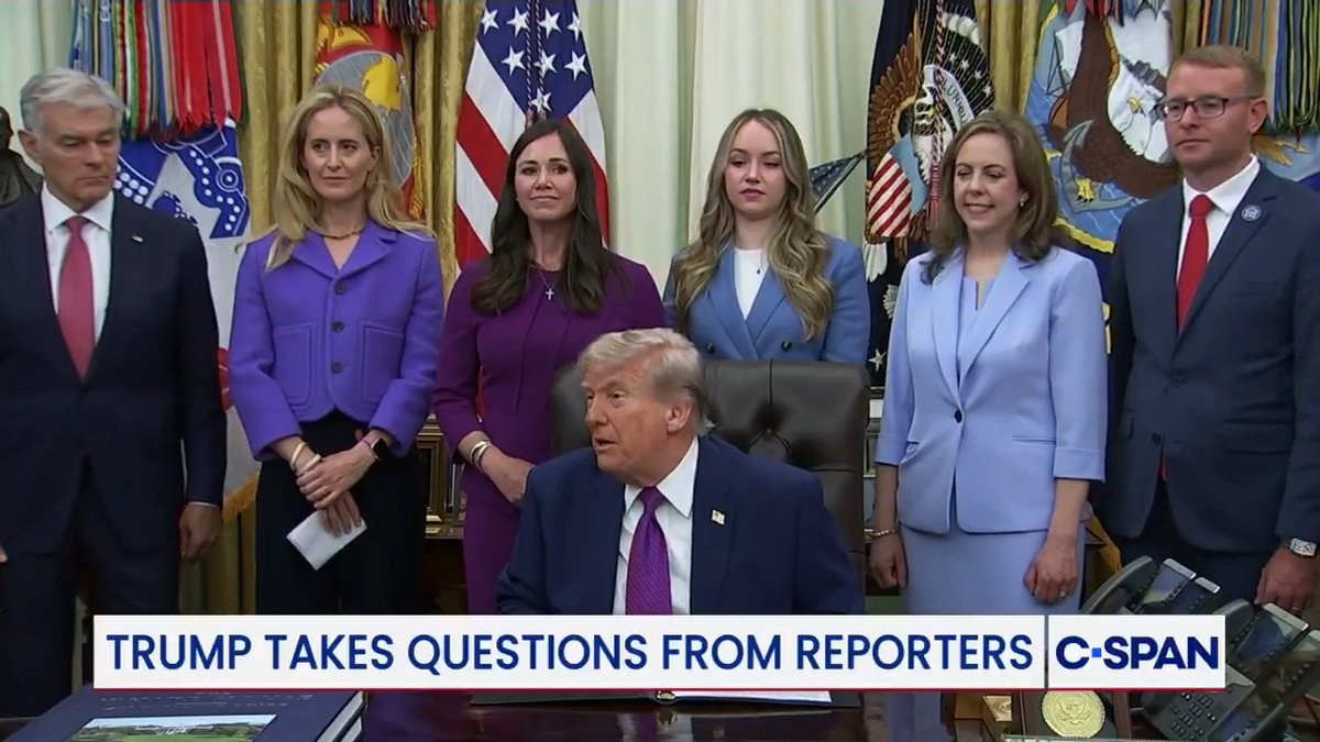 Q: "What do you think about the handing of the Hantavirus by the U.S.? Do you regret pulling out of the W.H.O?" President Trump: "They gave us all wrong information. On COVID, they were totally wrong…we're in very good shape, we're very careful."