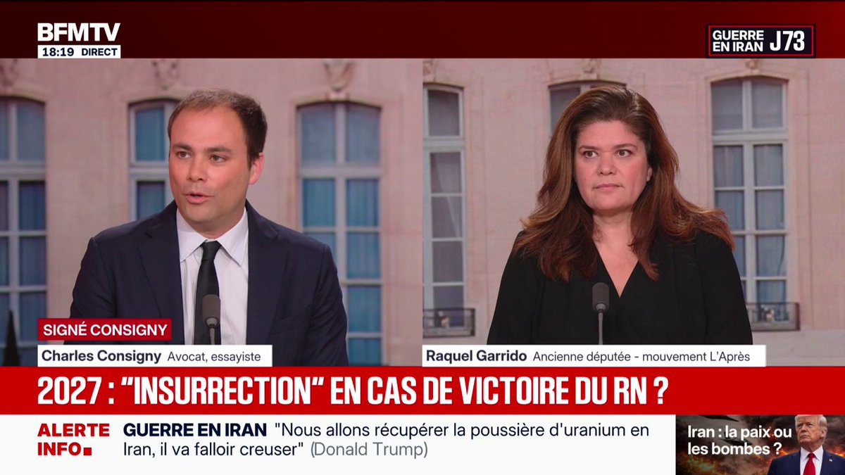 SIGNÉ CONSIGNY - "Monsieur Bagayoko est très sympathique, mais il est à la limite de proclamer l'indépendance de Saint-Denis", lance Charles Consigny, avocat et essayiste
