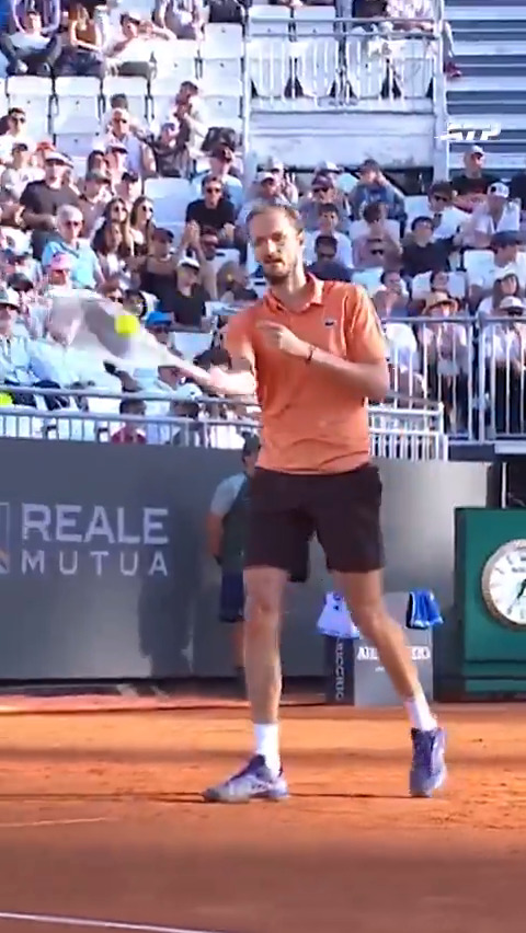 The skill of Daniil Medvedev is absurd 🪄 Internazionali BNL d'Italia | #IBI26