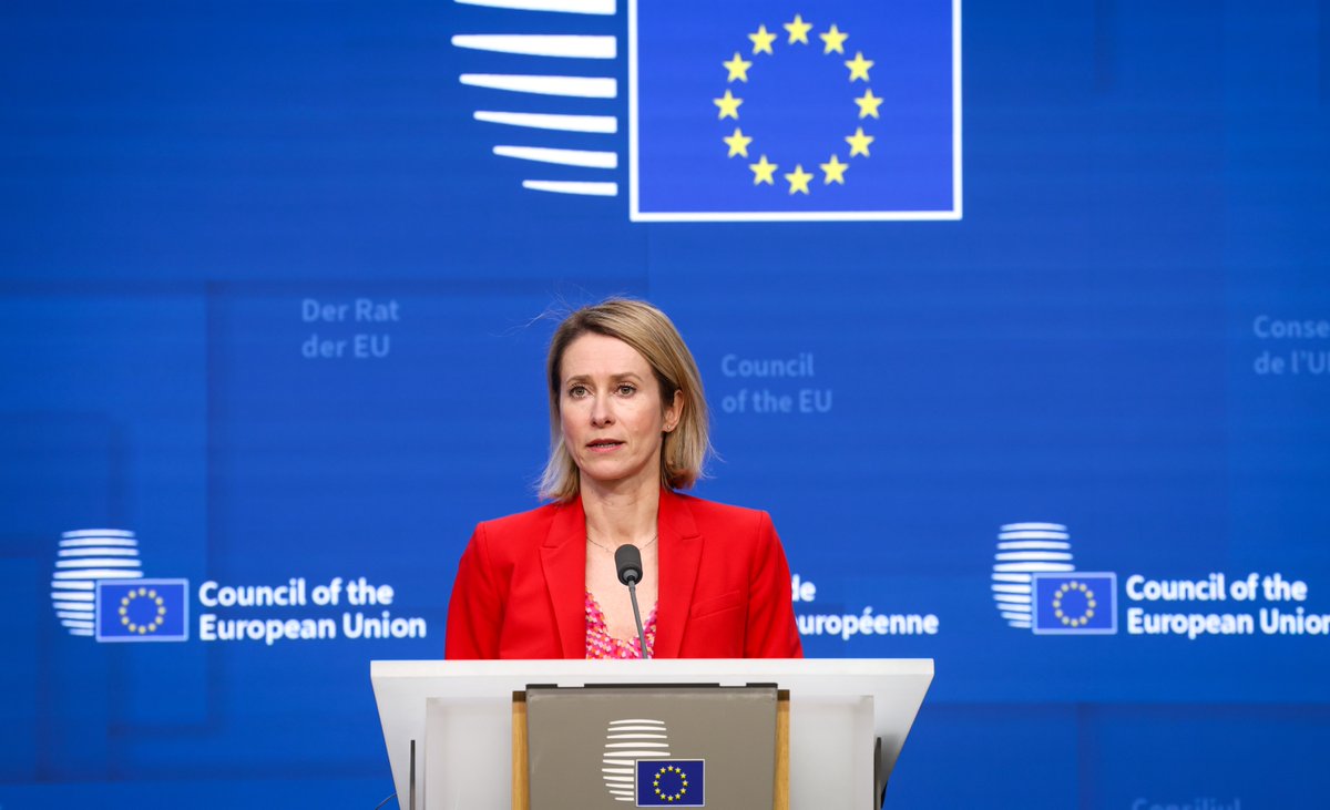 In the Strait of Hormuz, the ceasefire is under heavy strain, following Iran’s recent strikes in the region. Tehran’s hardliner grip on the world’s most important energy shipping lane is untenable. The EU is expanding its Iran sanctions to also include those responsible for obstructing freedom of navigation. Extract of my press conference following today’s Foreign Affairs Council ↓