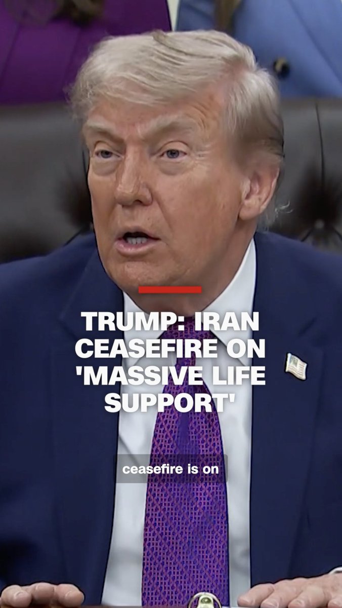 President Donald Trump said the monthlong ceasefire between the United States and Iran is on "massive life support," calling it "unbelievably weak." Follow live updates.