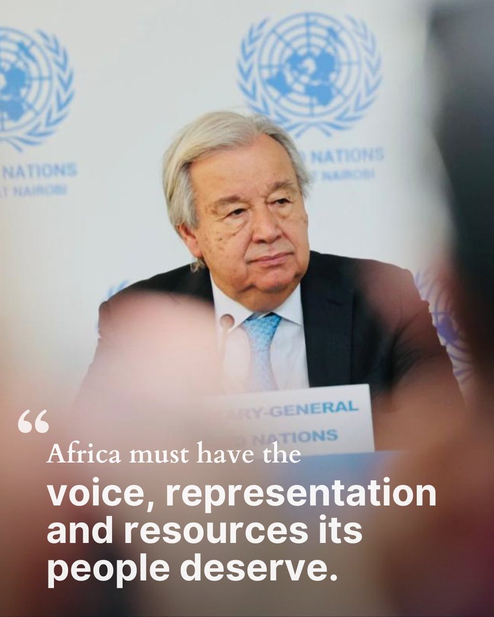 Africa’s enormous potential is being constrained by an unfair international system. That must change. We must keep pressing for a system that gives Africa the voice, resources & representation it has long been denied.