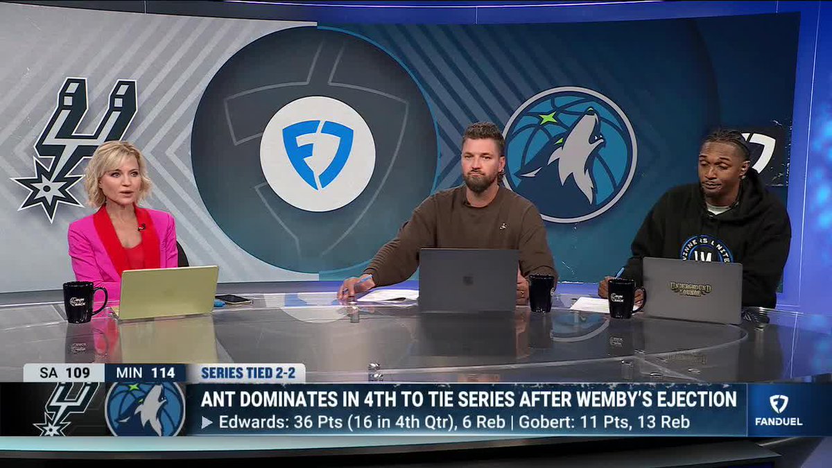 Spurs vs. Timberwolves is a one-sided rivalry 😅 "We now hate Minnesota...and the refs." - Michelle Beadle "I thought Spurs fans were responsible." - Lou Williams "When Naz Reid touches the ball, it will be chaos." - MB "You sound like a crazy person." - Chandler Parsons 😅