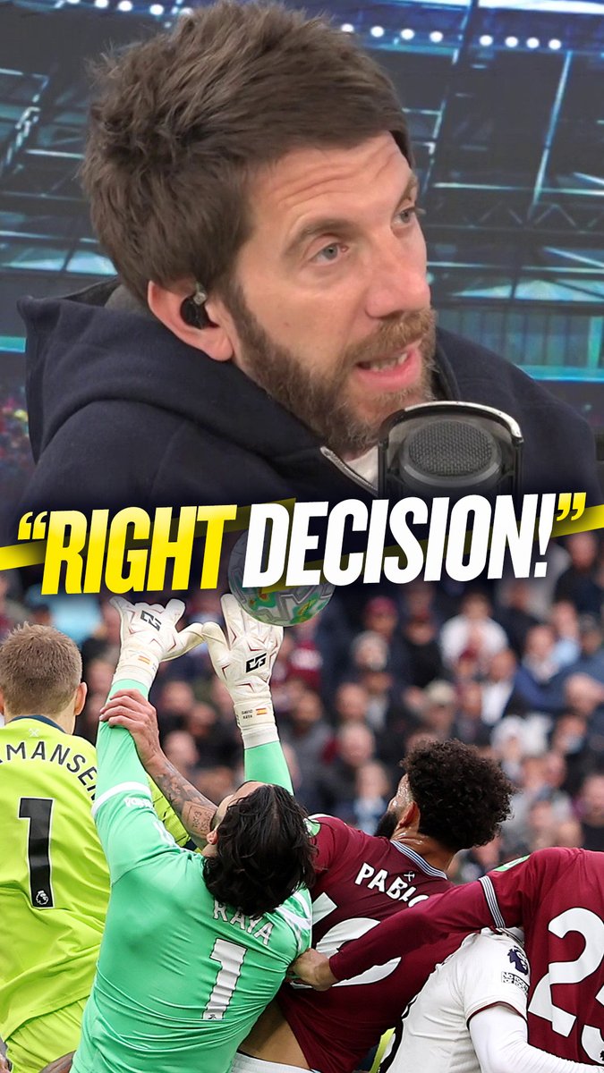✅ "It was the right decision." 👀 "The problem is... Arsenal have been getting away with that." Andy Goldstein gives his thoughts on the controversial VAR ending between West Ham &amp; Arsenal 📺