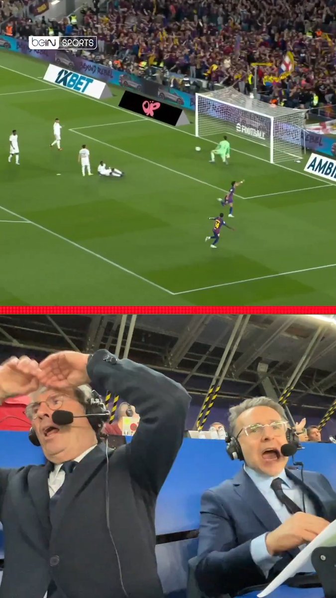 😍 Omar et Benjamin émerveillés par la connexion Dani Olmo - Ferran Torres ! La vidéo des meilleures réactions de la Team Dada au Clasico est dispo : #ElClasico #LaLiga