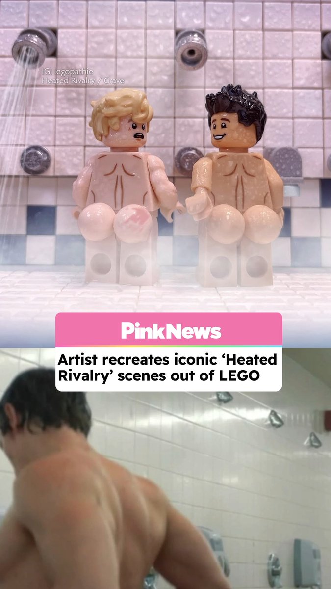 An artist has recreated some of the most iconic moments from Heated Rivalry entirely in LEGO. The artist, known as Nico (legopathie), brought fan-favourite scenes to life including the shower scene, the lakeside kiss, and the cottage reunion, turning the hockey romance into miniature form brick-by-brick. The minifigures are even complete with their own plastic bubble butts.