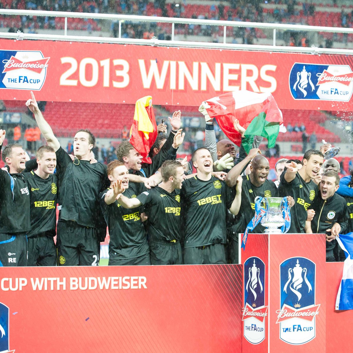 Thereโs a new name on the old Trophy, and that name isโฆ WIGAN ATHLETIC ๐ #wafc