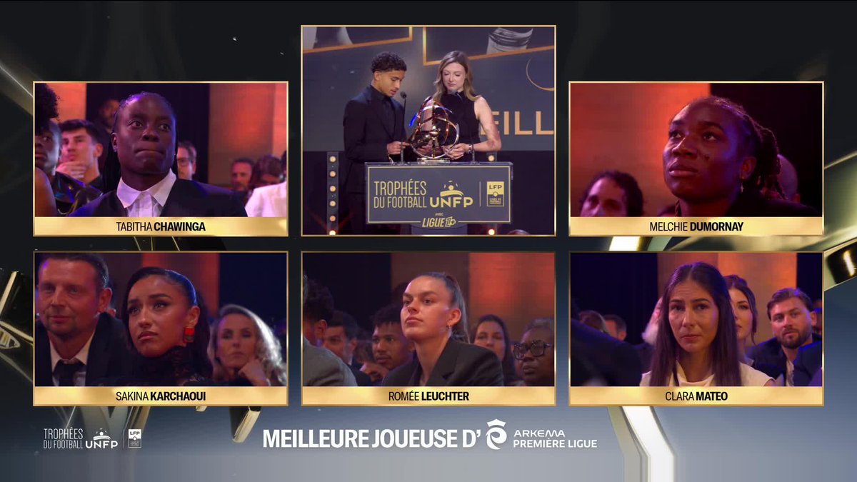 🌟 Melchie Dumornay, meilleure joueuse de la Arkema Première Ligue ! #TropheesUNFP